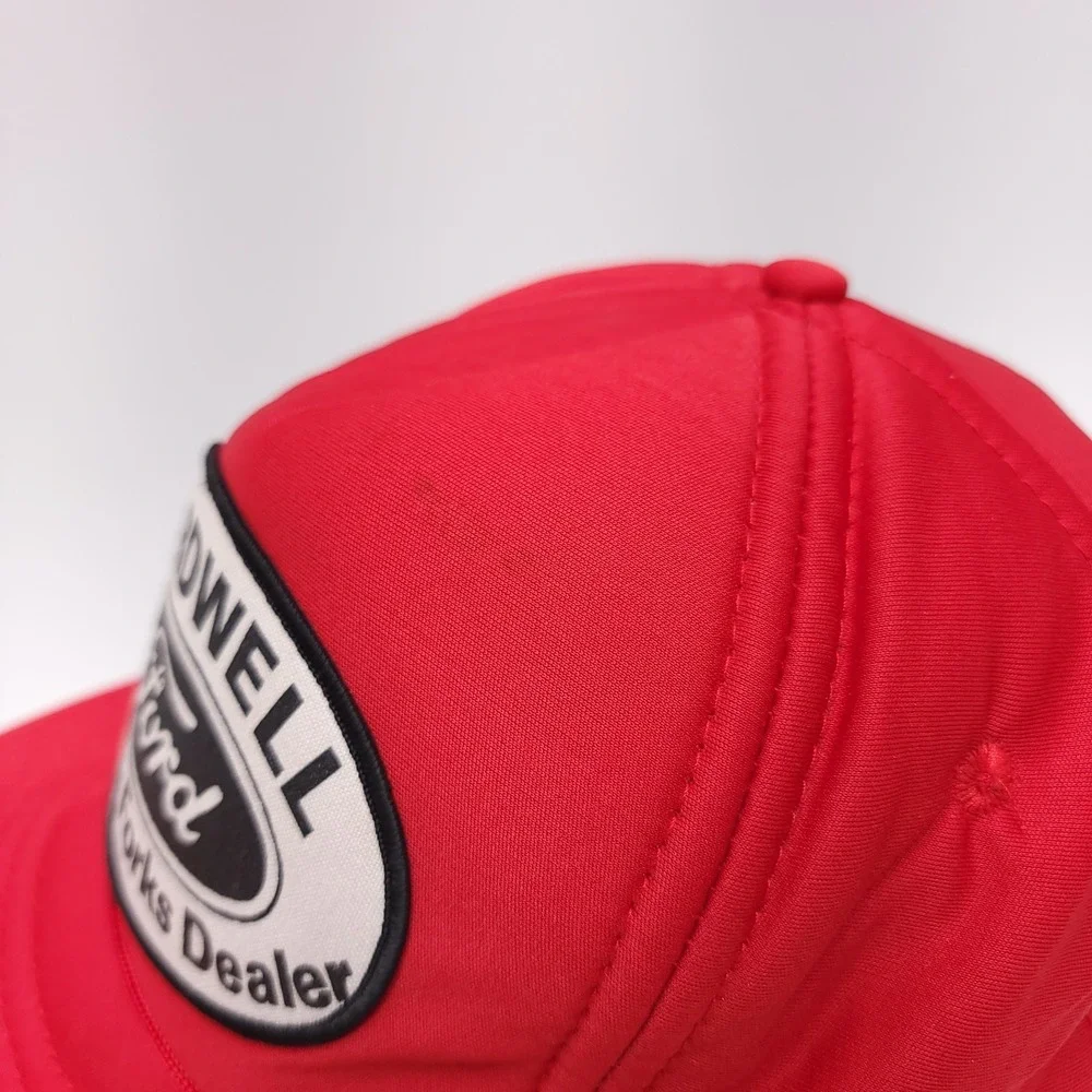 Vintage Ford Foam‎ SnapBack Trucker Hat Adult Red Patch Cap